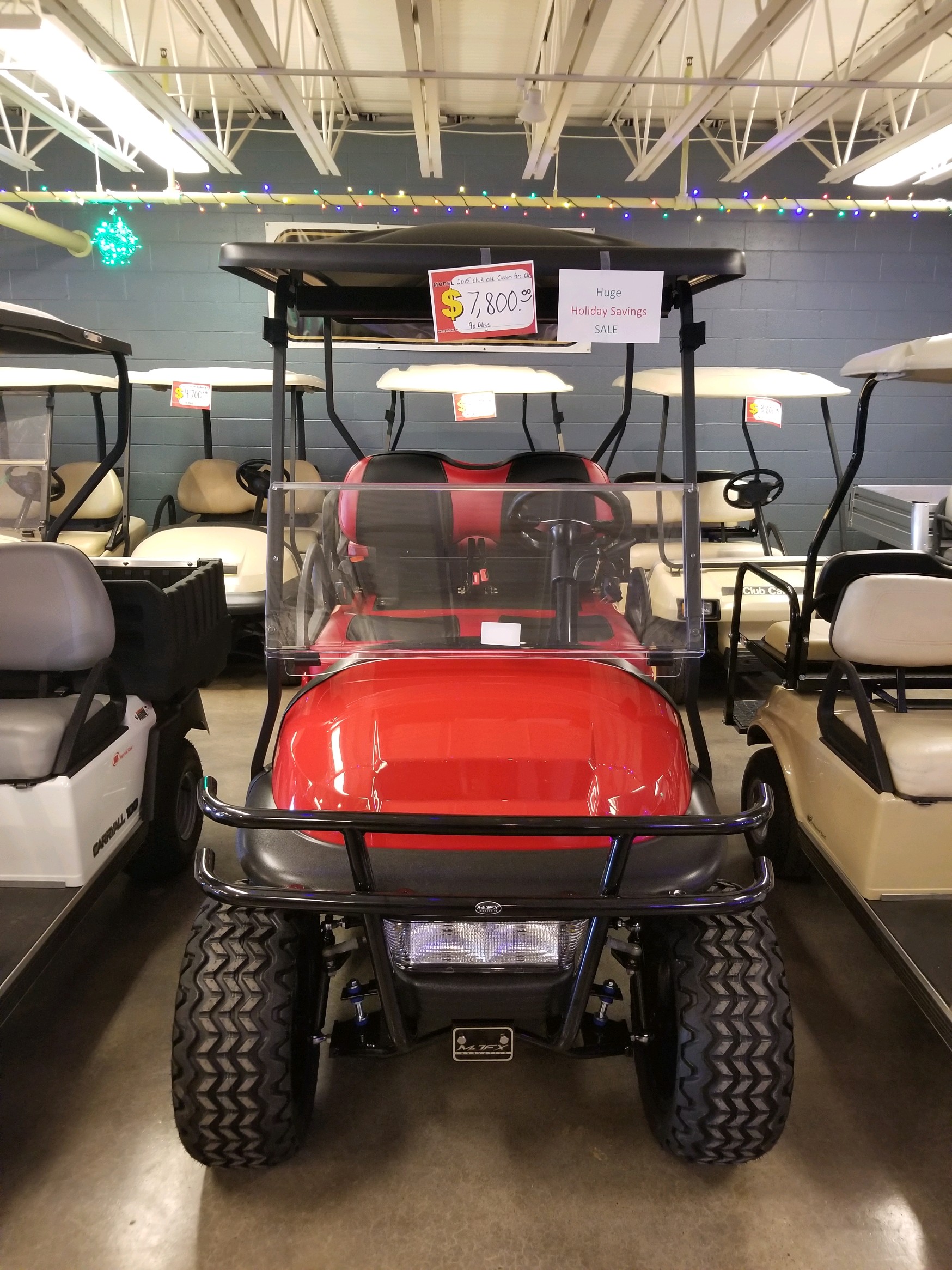 2015 Club Car Precedent Lifted 4 Passenger Gas Ohio Golf Cart