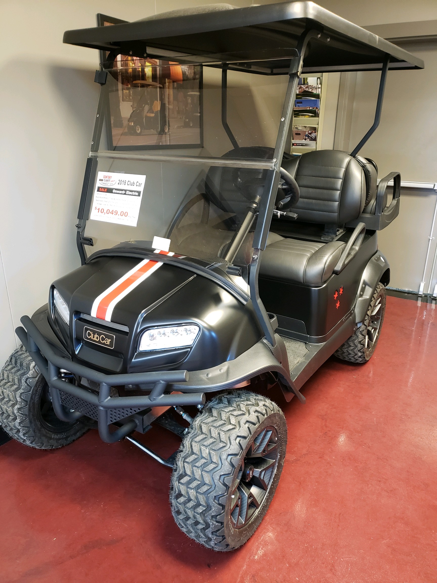 2018 Club Car Onward Lifted 4 Passenger Electric Ohio Golf Cart