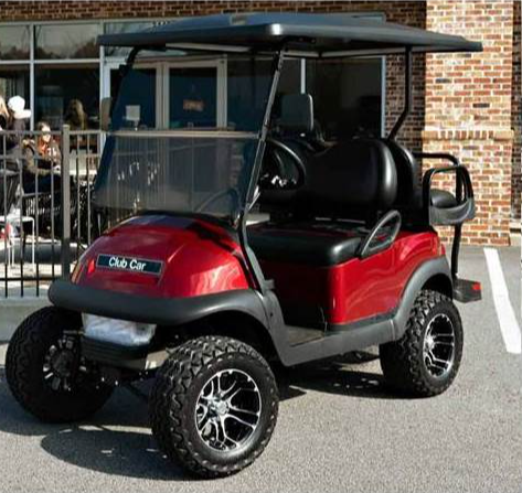 Featured Image for 2024 Club Car V4L Lifted 4 Passenger Gas